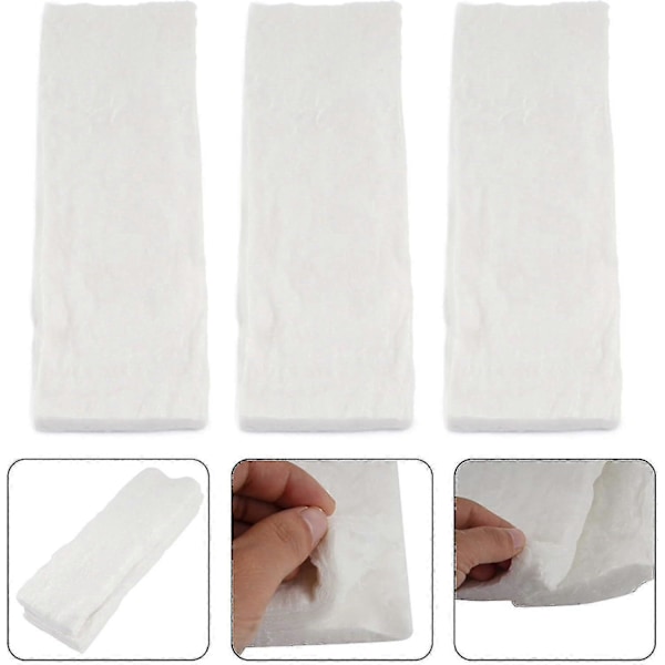 3 st Keramisk Ull Svamp Bioetanol Eldstad Eldbox Säkerhet Läckagesäker Förbränning Etanol Bordsmodell Rökfria Eldar (30 * 10 * 15cm) Parent