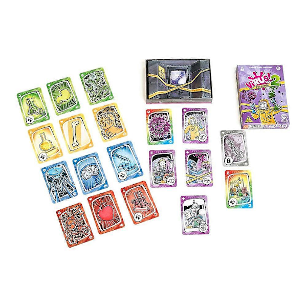 Tranjis Games - VIRUS! 2 Evolution (Utbyggnad) - Kortspel, 8 till 99 år (TRG-12evo)