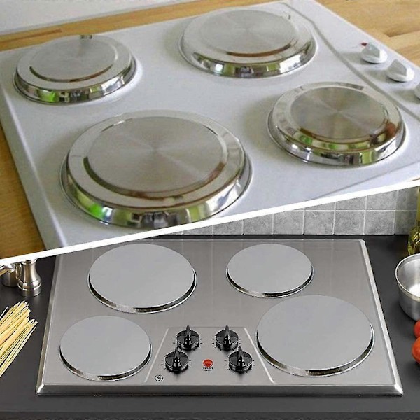Spishällskydd 4 st/set Rostfritt stål Köksspishäll