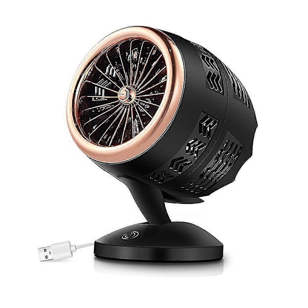 350W USB-driven rymdvärmare fläkt portabel snabb uppvärmning termostat hem (FMY)