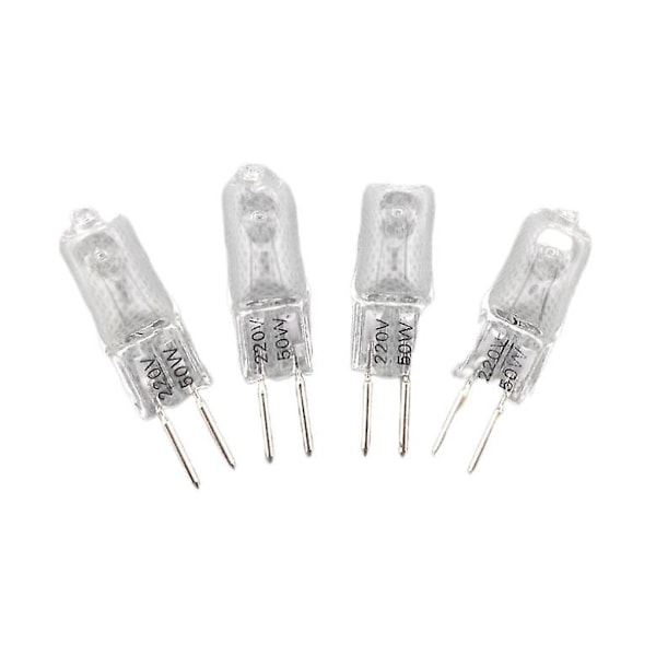 5 st 220V G5.3 35W/50W Bas Halogen JC Typ Glödlampor Lampa Gul Ljus 35W