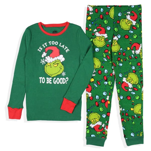 Nya pyjamasset för hemmet under höst och vinter med julmonster-tryck, förälder-barn-set och heminredning 0714 Daddy S