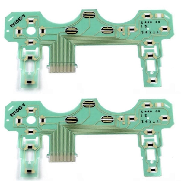 10 st Kretskort PCB Flatkabel för PS2 Handkontroll Ledande Film Joystick Knappsats Flexkabel SA1Q43-A