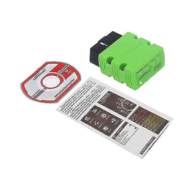 Konnwei KW902 Bluetooth 3.0 OBD2-skanner - ELM327 bildiagnostikverktyg för läsning av motorfelkoder