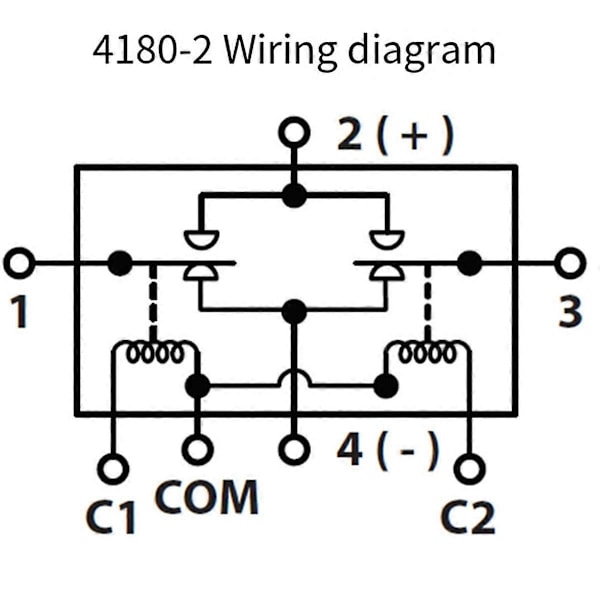 12V 80A/100A Bilvinschrelä 4180-2 Sju Stifts Automobilrelä för 3000 Lb. Vinschar