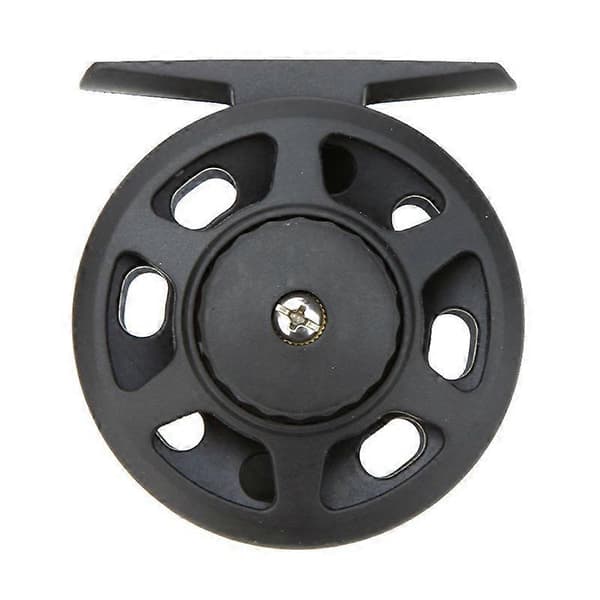 Flugrulle i plast för flugfiske i å, utbytbar för vänster/höger hand (rulldiameter 42 mm)