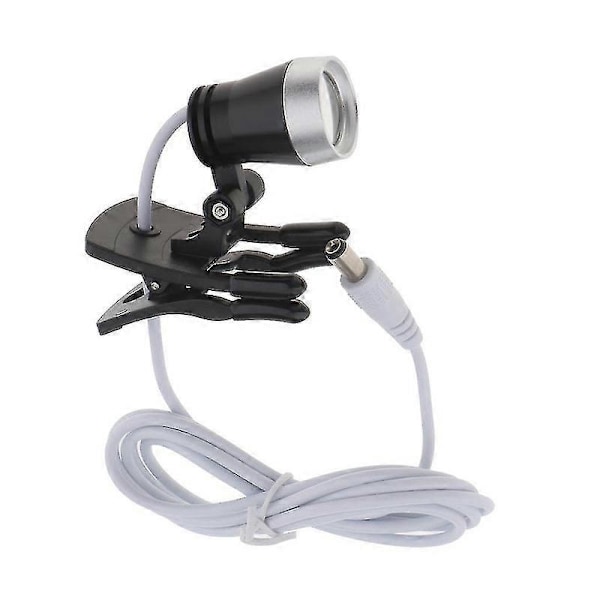 Clip Clamp LED Pannlampa för Binokulära Luppar Glasögon