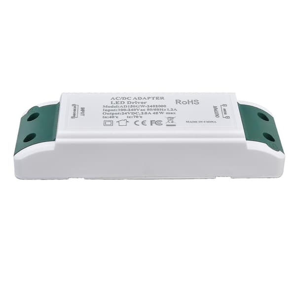 LED Transformator 24V DC 2A 48W Konstant Strøm LED Strømforsyning Driver For Hjem Og Kontor AC100-240V