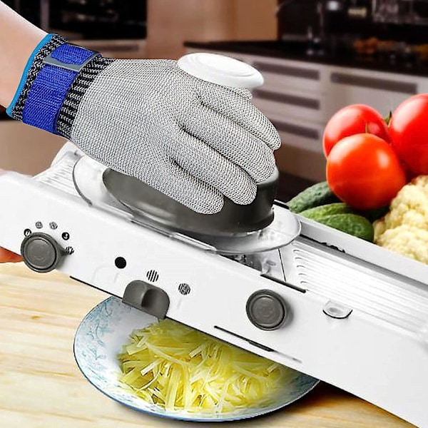 Skärskyddshandskar Högpresterande Skydd Nivå 5 Arbetshandskar Kökskyddshandske För Fiskfilé, Köttskärning, Mandolin, Ostron Och Snidning