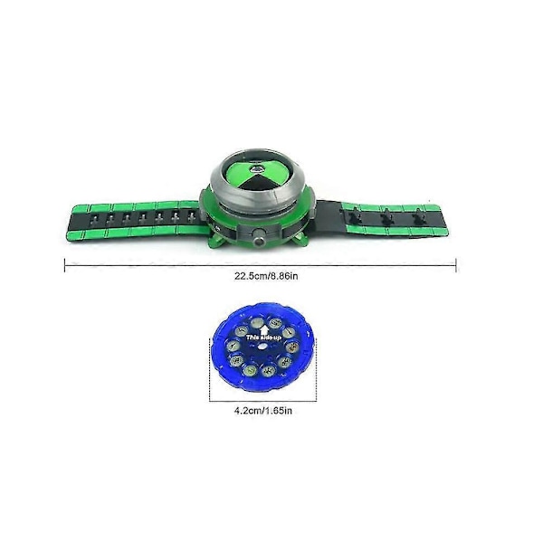 Barn Pojkar Ben 10 Klocka Leksaker Ben 10 Omnitrix Ben Ten Leksaker Alien Force Ultimatrix Projektorklocka Coola Saker Roliga Actionfigurer Leksaker Gåvor GuanGuan