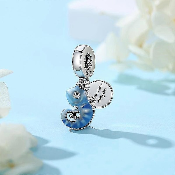 925 Sterling Silver Charms Firefly Butterfly Chameleon Hängeberlock Pärlor Passar Pandora Armband Halsband Smycken För Kvinnor Banmo