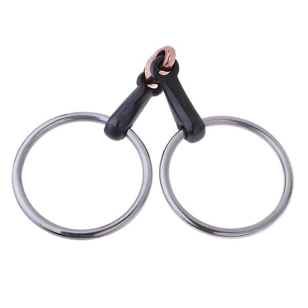Kobber Link Eggbutt Snaffle Bid Ring Snaffle Bid til Hest 105mm