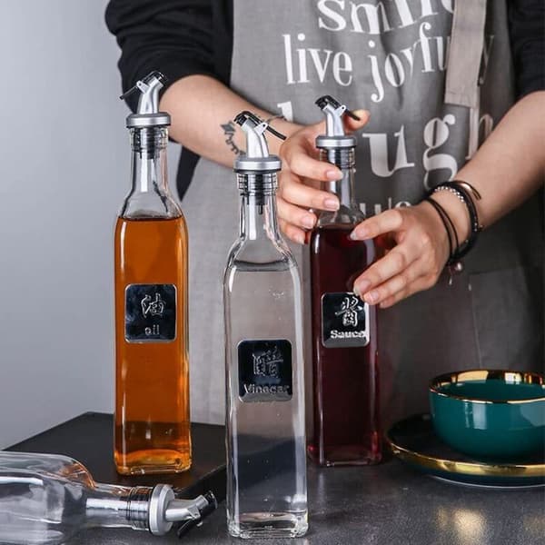5 st hällpipar för alkoholflaskor, olivoljehällpipar med gummipropp, vinpipdispenser, doseringspropp, silver