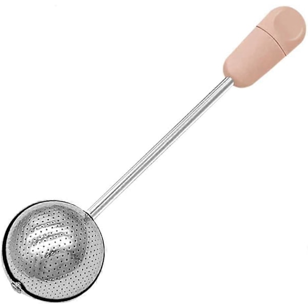 Rostfritt Stål Krydda Glasyr Sockerpulver Shaker Duster Bakning Mjöl Sil Cocoa Pulver Sil Handhållen Mjöl Sifter Krydda Sifter Sked Skovl Fint Nät