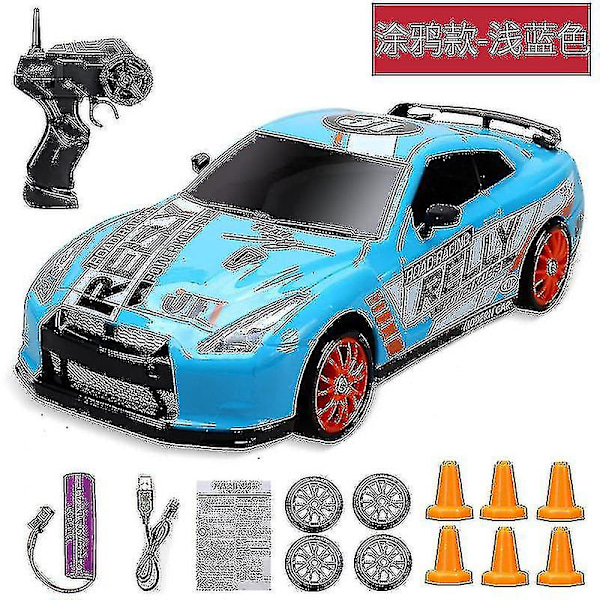 2.4g Drift Rc Bil 4wd Rc Drift Bil Leksak Fjärrkontroll Gtr Modell Ae86 Fordon Bil Rc Racing Bil Leksak För Barn Julklappar Fk