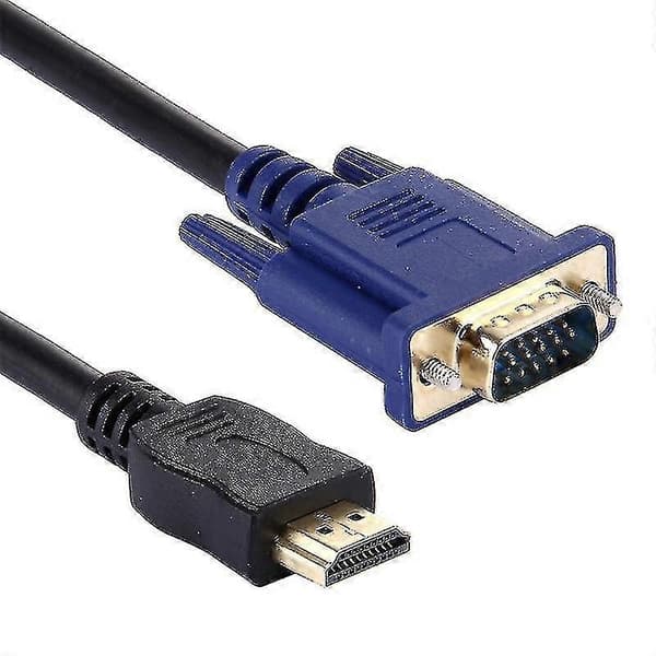 1,8 m HDMI han til VGA han 15-pin videokabel (sort) xi