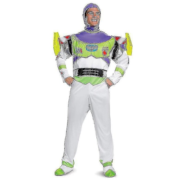 Toy Story Buzz Lightyear Cosplay Kostym Cartoon Dockteater Sceneprestation Body Suit Vuxen Kostym Full Suits