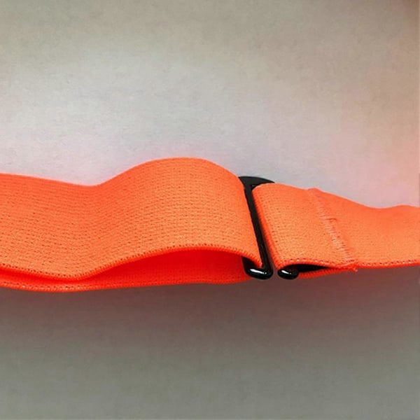 2 st Elastiska Pulsband Bröstbälte för Geonaute Polar H7 -Wahoo -Garmin -Magene Bryton (Grå)