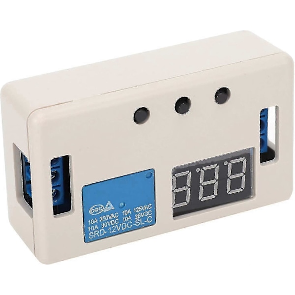 DC 12V Timerrelä, Digital Automation Timing Timer Timing Relä Switch Programmerbar Timer Med Vattentätt Skydd g20242444699 (FMY)
