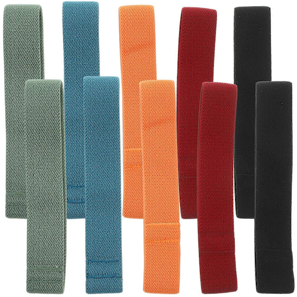 10 stk. Bento Boks Stropper Elastiske Matboks Forseglingsstropper Bento Boks Elastiske Stropper 15.00X2.50X0.50CM