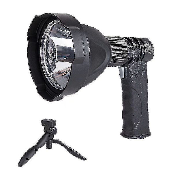 Led Hand Held Spotlight Usb Rechargeable Camping Hunting Flashlight Torch Lamp Cy