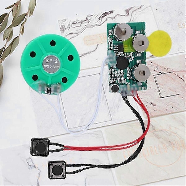 DIY Röstmodulkort 4 Minuters Inspelning Uppspelning Röstljudchip DIY Röstmodulkort