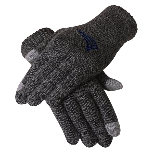 FOCO Vinterhansker - New England Patriots charcoal