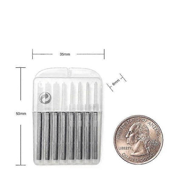 40 st 1 mm Vaxfilter för Hörapparater, Vaxskydd för Hörapparater (2 mm) för Phonak, Widex och Resound Hear Clear Hörapparatsfilter