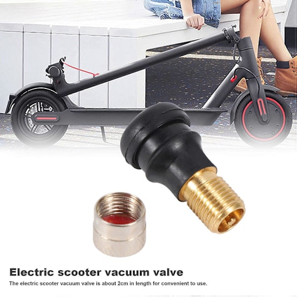 10 st Elektrisk Scooter Slanglös Däck Vakuumventil Hjul Gasventil för M365 Elektrisk