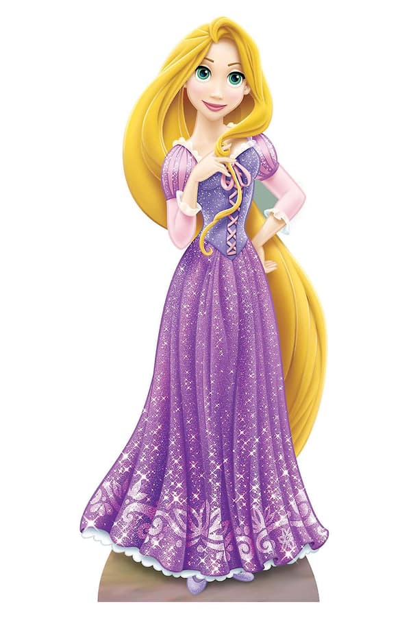 Rapunzel Pappfigur Disney Dekorationspakke - Inkluderer 6 Mini Figurer