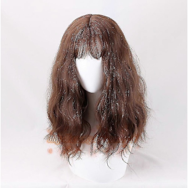 Hermione Jean Granger Cosplay Peruk + Peruknät (FMY)