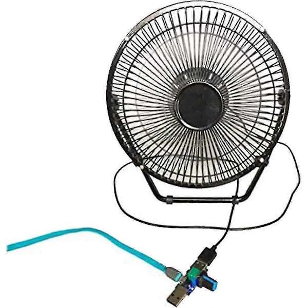 3 stk. USB Viftehastighetskontroller, mini DC 4-12v til 2.5-8v 5w Regulator Hastighetskontrollknapp med Bryter