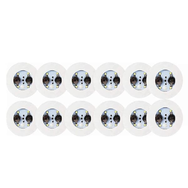 LED-alustat, 12 kpl alustaa, LED-pullovalot, LED-tarra-alustalevyt Flash Cup -peliin