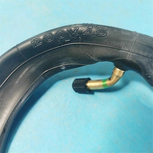 2 st 8 tum 8X1 1/4 Scooter Innertube med Böjd Ventil Passar A-Vikbar Cykel Elektrisk / Bensinscooter