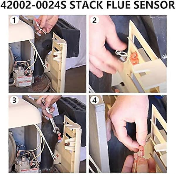 42002-0024S Stack Flue Sensor Ersättning för Pentair Sta-Rite MasterTemp Max-E-Therm Pool och Spa Värmare Elektriska System SR200 SR333 SR400 (FMY)
