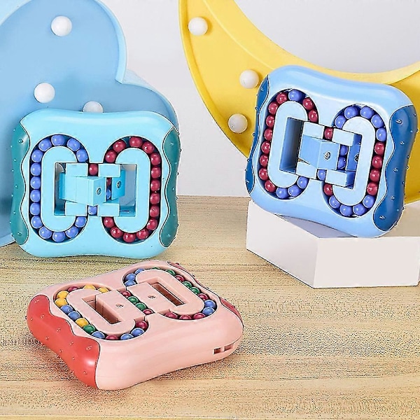 Roterande Magisk Böna, Snurrande Magisk Böna Spel, Unisex Magisk Böna Iq Spel Leksaker pink
