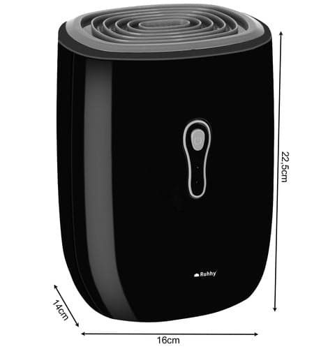 Dehumidifier Peltier Silent 800ml Tank with Hose 22.5W Black