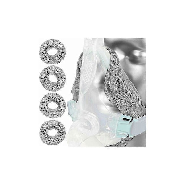 Heltäckande CPAP-maskfodral, Återanvändbara CPAP-masker Beige, Mjuka bomullsöverdrag, Blå