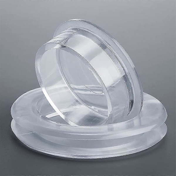 Utomhus Trädgårds Parasoll Kil Håller Parasollet Stadigt Fixeringshylsa För Trädgård Gård Pool Transparent Ringx2pcs