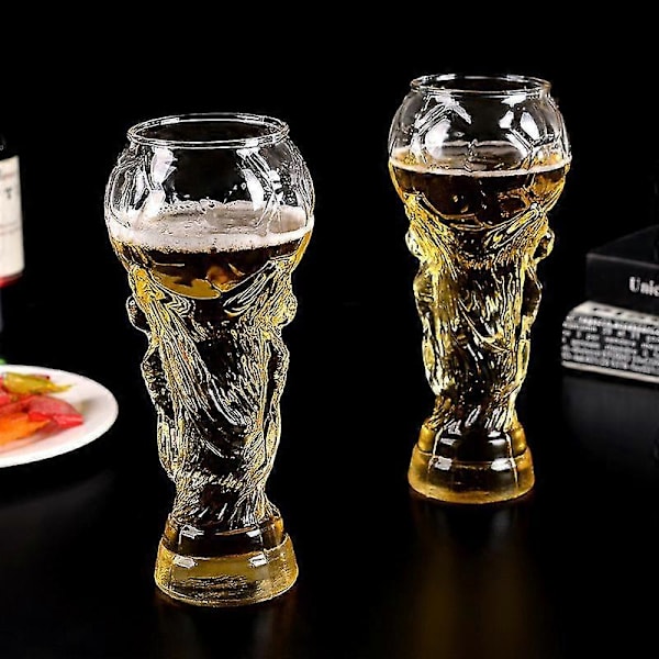 Fotbollsmatch Ölmugg Glas Fotbollsmatch Ölglas Öl Vatten Mugg Barware Koppar XiXi C
