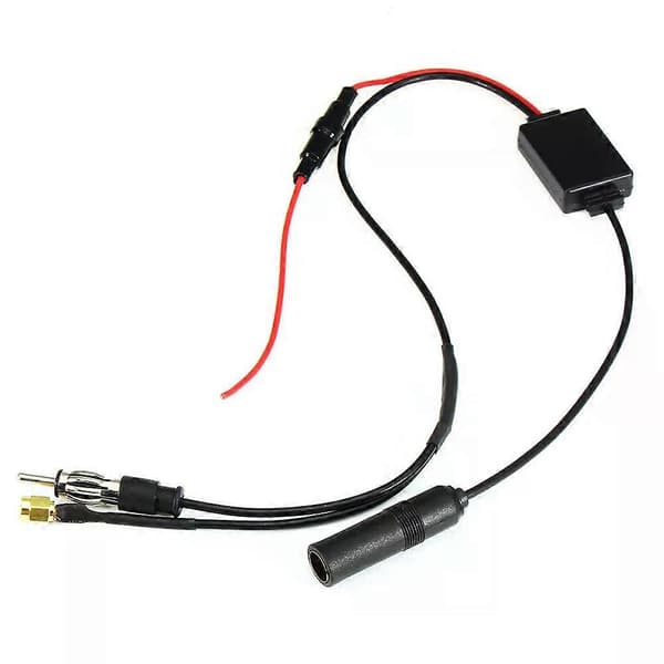 FM/AM DAB+ Antenne Splitter Adapterkabel SMB-omformer Aktiv bilradio
