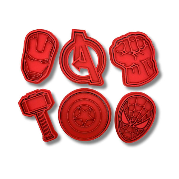 6-pack Avengers kakformar
