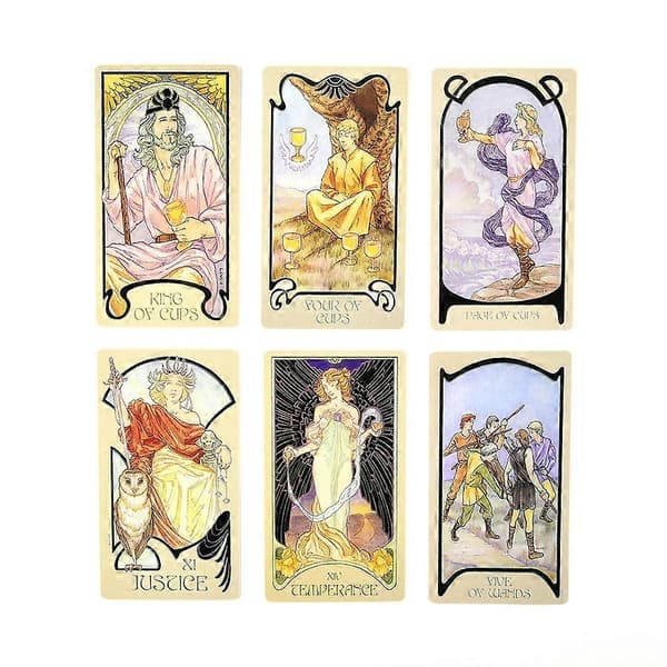 Ethereal Visions: Valaistu Tarot-korttipakka