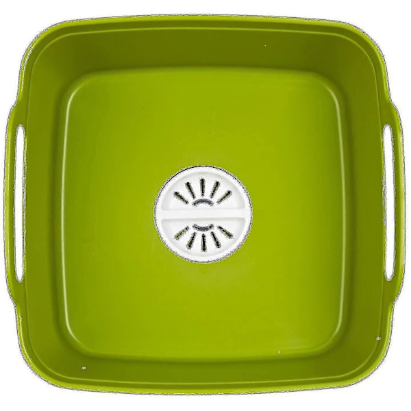 Diskbänk med avlopp - Grön