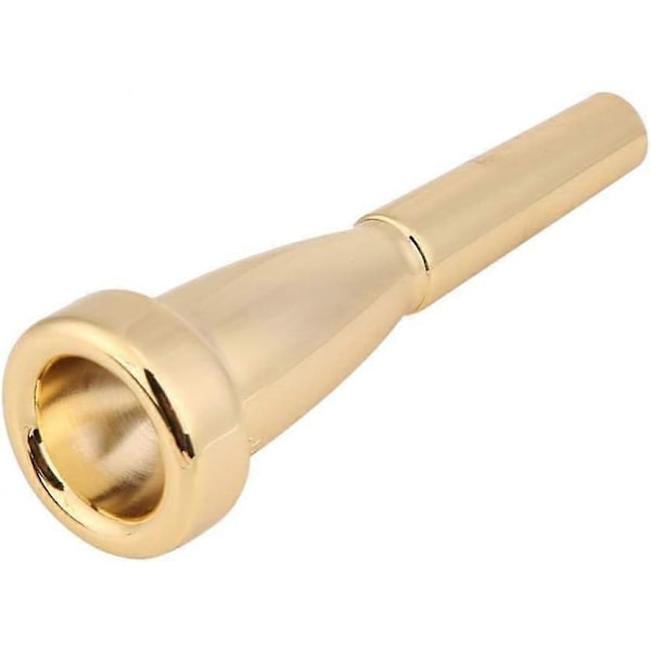 2025 Lämpligt Trumpetmunstycke, Mässing Trumpetmunstycke för 3C Storlek Instrument (Guld)