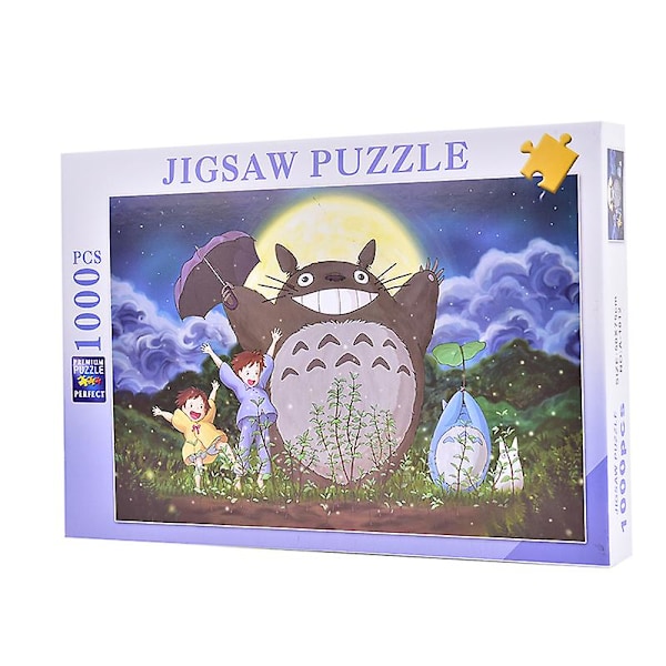1000 Bitar Pussel Träpussel Vuxna Barn Montering Min Granne Totoro db