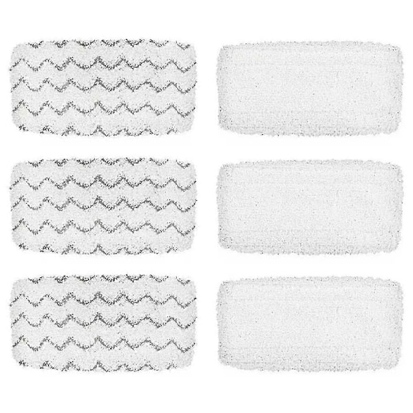 Ångmoppdyna för Bissell PowerFresh Vac & Steam 2747A, 1132 1543 1632 1652 Symphony Dammsugare och Ångmoppserie, 6-pack As shown