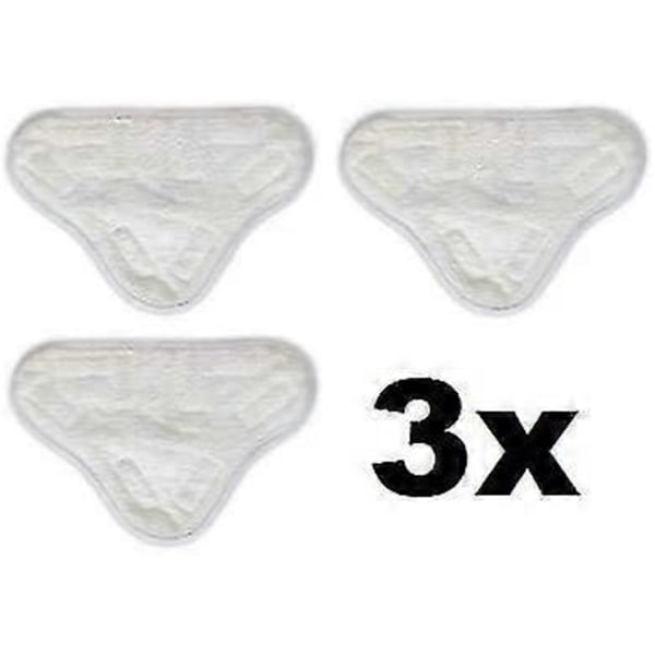 Sæt med 3 mikrofiberklude til dampmoppe H2o Mop X5