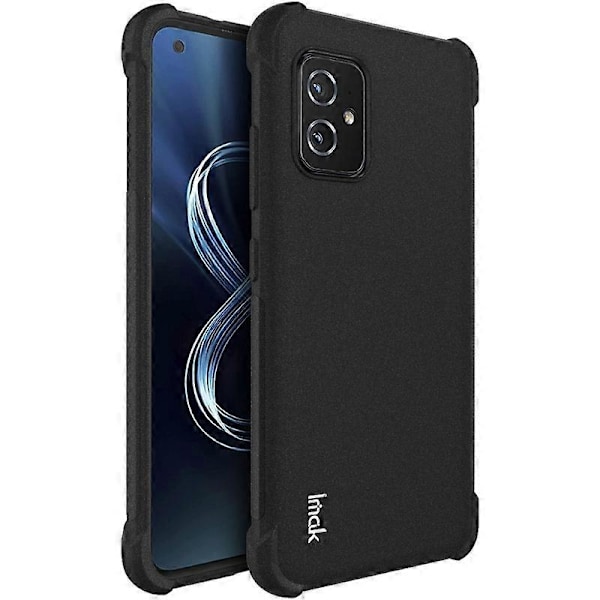 För Asus Zenfone 8 ZS590KS IMAK Allomfattande Stötsäker Airbag TPU Skal med Skärmskydd