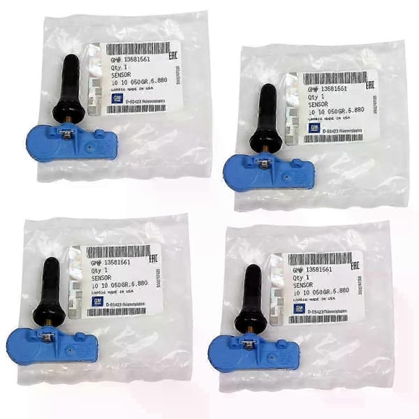4x Original GM Opel RDKS Däcktryckssensor Lufttryckssensor ADAM CORSA E 13581561
